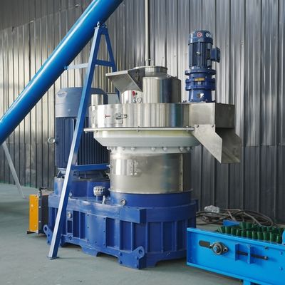 व्यावसायिक बायोमास लकड़ी का बुरादा गोली मशीन 60HRC