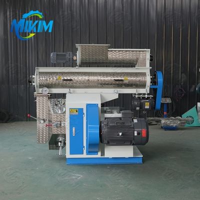 पावर सेविंग फिश फीड पेलेट मशीन चिकन फीड पेलेट मशीन 350-450 किग्रा / एच