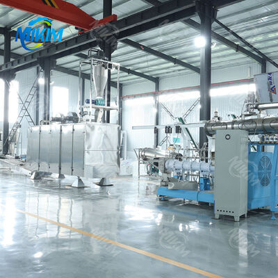 1-2T/H Large Capacity Floating/Sinking Wet-type single screw fish feed pellet extruder Production Line Carp Shrimp Pet Food Motor PLC Pump Gear