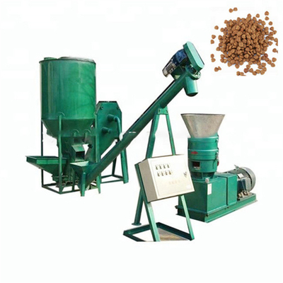 चिकन पशु चारा मिक्सर मिलिंग मशीन 5.5kw 500 से 700kg / H