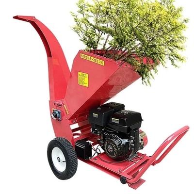 13hp गैसोलीन इंजन फ्रेश टिम्बर वुड ब्रांच श्रेडर / ब्रांच चिपिंग मशीन