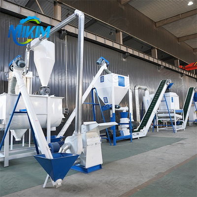पोल्ट्री फार्मों के लिए उच्च दक्षता, कम विफलता दर, पूरी तरह से स्वचालित फ़ीड पेलेट उत्पादन लाइन