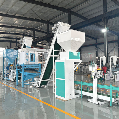 ब्लू स्मॉल एनिमल पोल्ट्री फीड पेलेट मशीन ग्रेनुलेटर 30kw 1200kg / H
