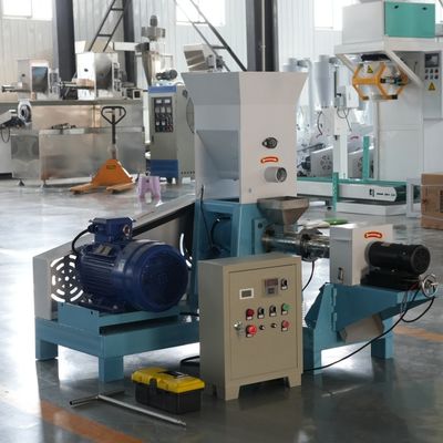 मिनी फ्लोटिंग फिश फीड पेलेट एक्सट्रूडर मशीन 40 - 50 किग्रा / एच