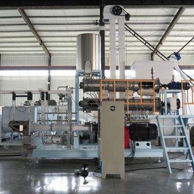 व्यावसायिक मछली फ़ीड एक्सट्रूडर फ़्लोटिंग मछली फ़ीड एक्सट्रूडर मशीन कुत्तों के फ़ीड छर्रों के निर्माण के लिए