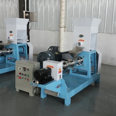 ड्राई टाइप फ्लोटिंग फिश फीड पेलेट एक्सट्रूज़न मशीन 120-150 किग्रा / एच