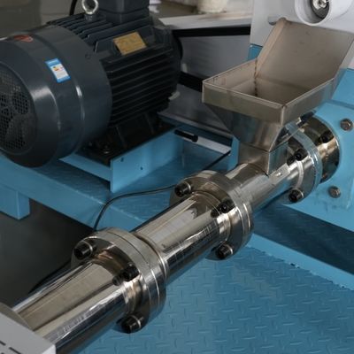 400 किग्रा / एच ओडीएम फ्लोटिंग फिश फीड गोली मशीन उत्पादन लाइन 90 मिमी सिंगल स्क्रू