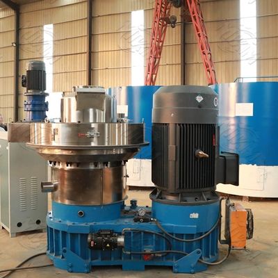 डबल परत कॉफी बायोमास लकड़ी छर्रों मशीन 0.6mm 1500kgs/H