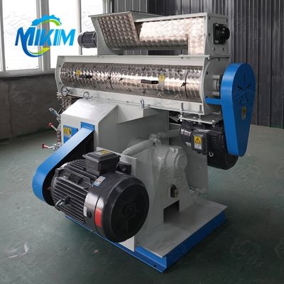 छोटे स्वचालित चिकन पशु चारा गोली मिल फ्लैट मर दानेदार