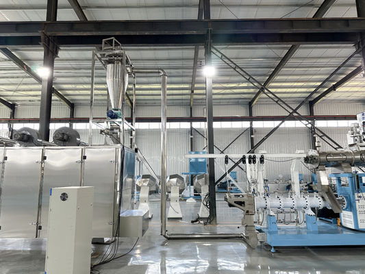 1-2T/H Large Capacity Floating/Sinking Wet-type single screw fish feed pellet extruder Production Line Carp Shrimp Pet Food Motor PLC Pump Gear