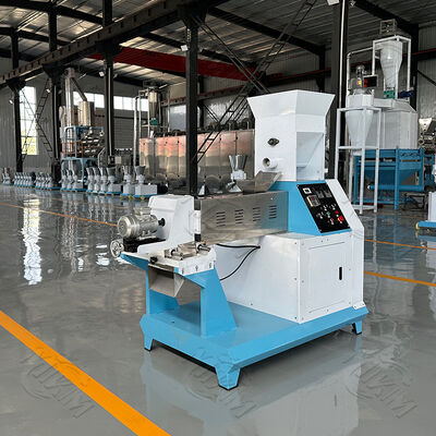 40–250 kg/h Dry-Type Single-Screw Floating Fish Feed Pellet Machine  for Fish Farm