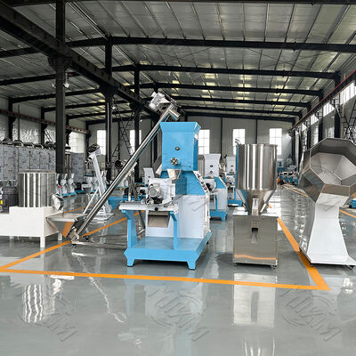 Full Plant Cat and Dog Food Pellet Making Machine for Fish with PLC Core Components Dog Food Production Extruder Line