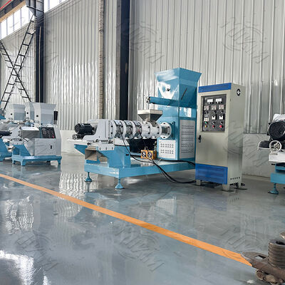High Quality Poultry Feed Fish Floating Pellet Extruder Making Machine Pet Food Pellet Maker Single Twin Screw Pet Cat Dog Food Making Machine