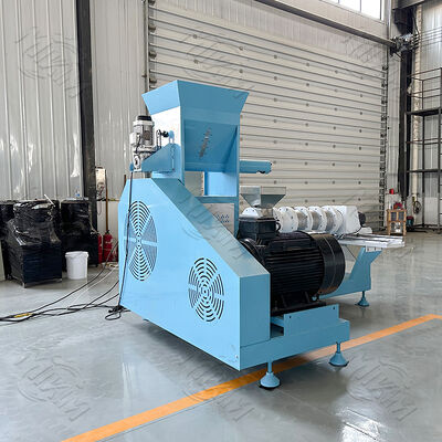 Stainless Steel Fish Feed Pellet Machine with 100-2000 kg/h Capacity and Automatic Feeding for Pet Food Processing