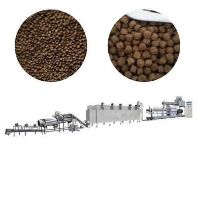 37kw 500KG / H मिश्र धातु इस्पात डबल स्क्रू एक्सट्रूडर मशीन गैस ताप